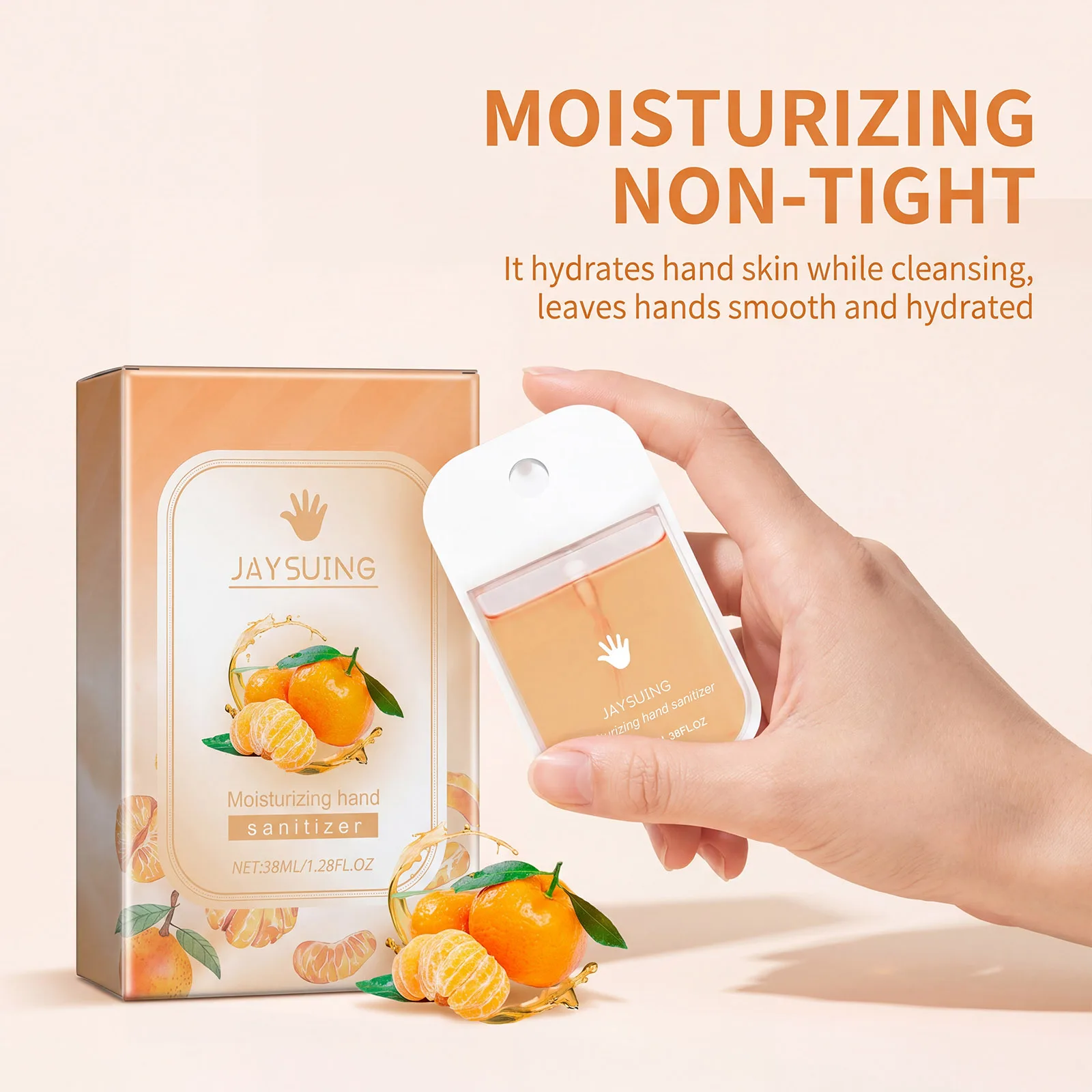 Portable Hand Sanitizer Spray Gentle Cleansing Refreshing Moisturizing Quick Dry Travel Pocket Mini Hand Wash Mist Daily Care