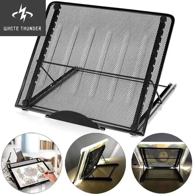 Metal Mesh Foldable Adjustable Stand For IPad IPhone Samsung Tablet PC Laptop Desk Holder Bracket Digital Tablet Drawing Board