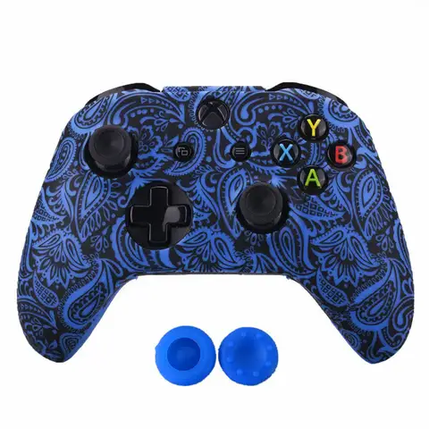 New Silicone Gamepad Protective Case Skin For XBox One Slim Controller Protector Camouflage Controle Cover Joystick For XBOXONES