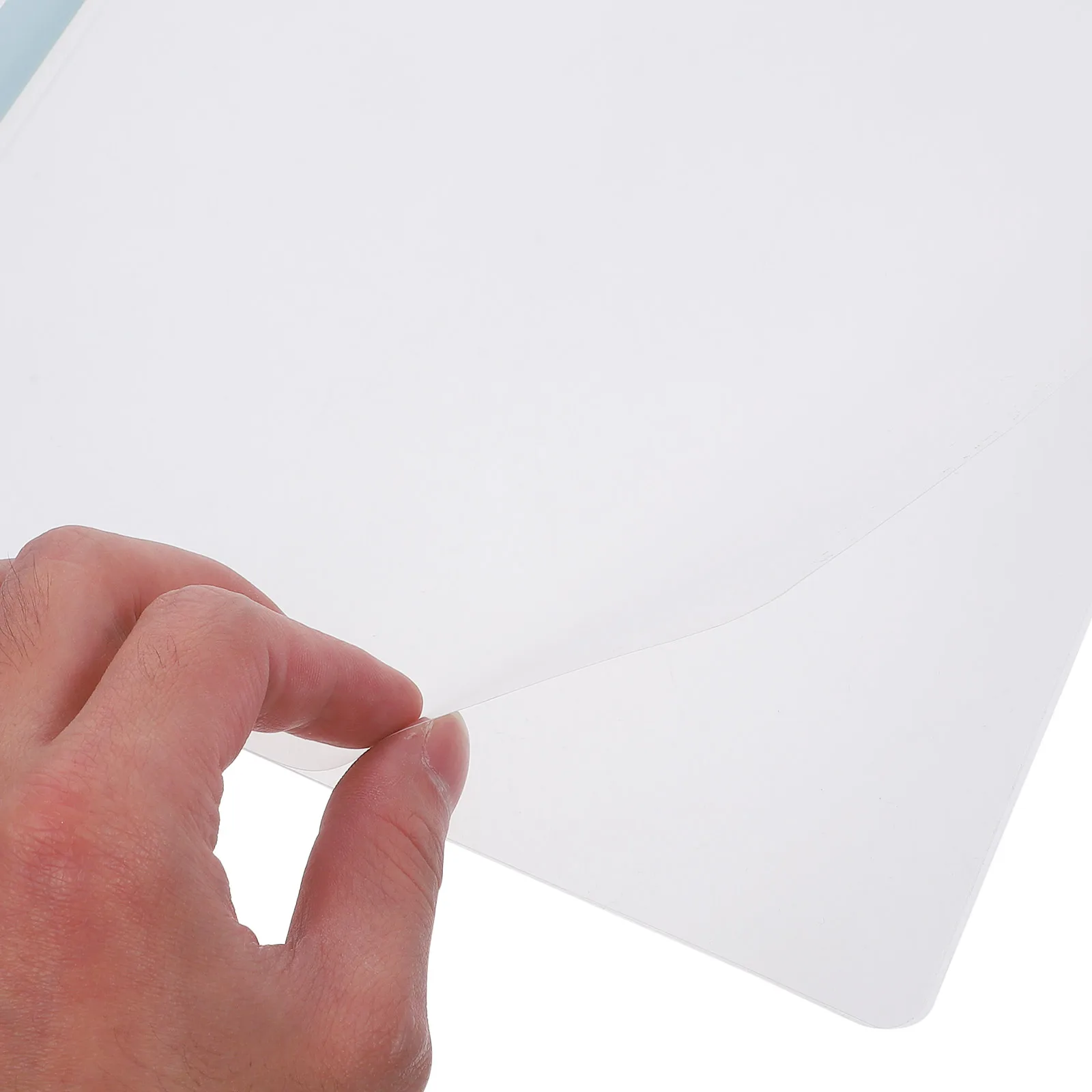 

10Pcs A4 Reinforced Waterproof Clear Folders Pull Clip Document Organizers with Bindings