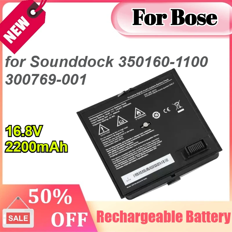 

For Bose 16.8V 2200mAh for Sounddock 350160-1100 300769-001 Portable Digital Music System Bluetooth Speaker Battery