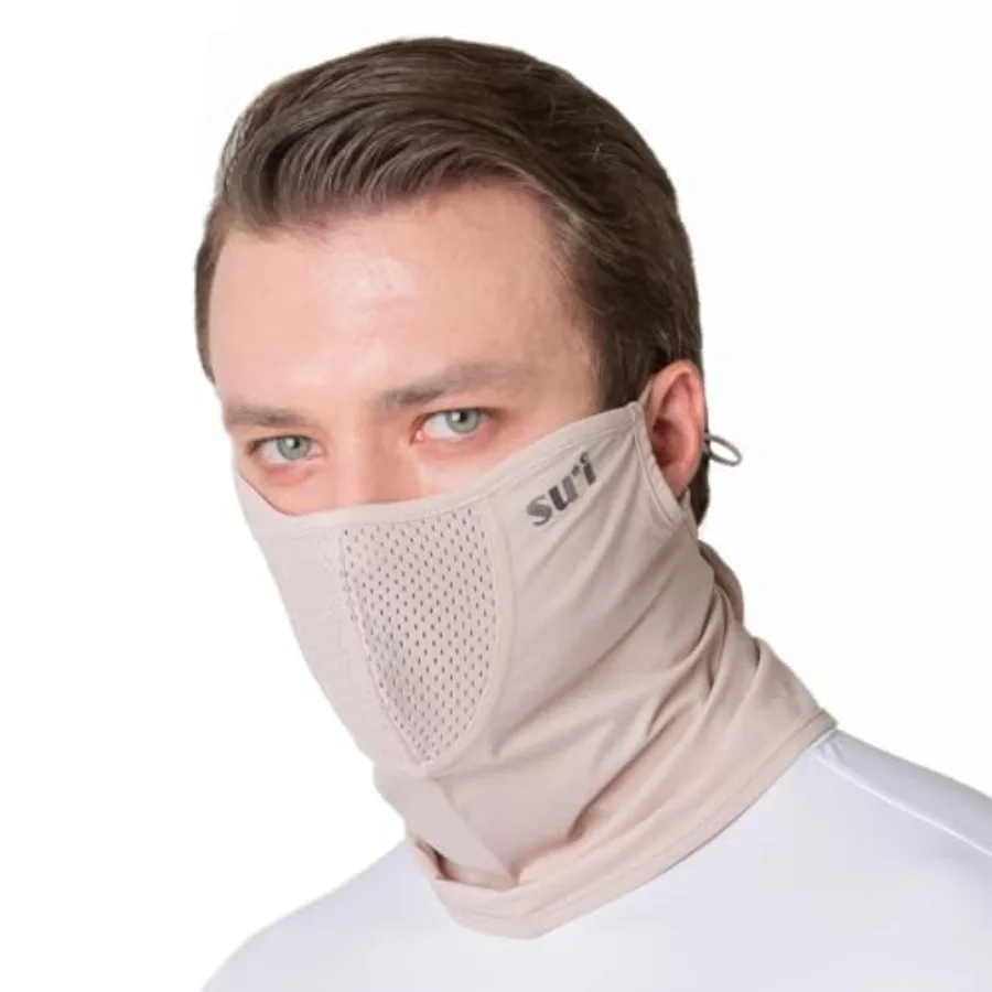 

KOREA Type B UV Sun Protection Balaclava Half Face Mask - For Golf, Hiking, Running, Cycling and Outdoor Sports