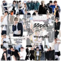 55Pcs/Set Idol &TEAM New Album Mark on Me Stickers Waterproof Stickers K FUMA EJ YUMA JO HARUA TAKI MAKI NICHOLAS Fans Gifts 3