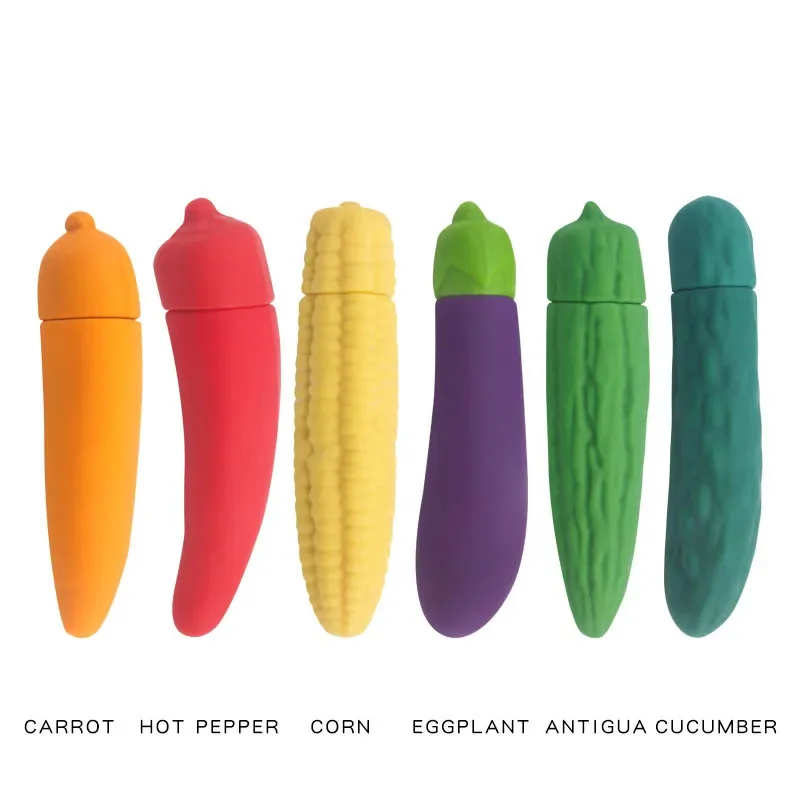 Creative Design Simulated Vegetable Eggplant Decoration Massage Vibrates Relax Body Photoshoot Accessories Performance Props