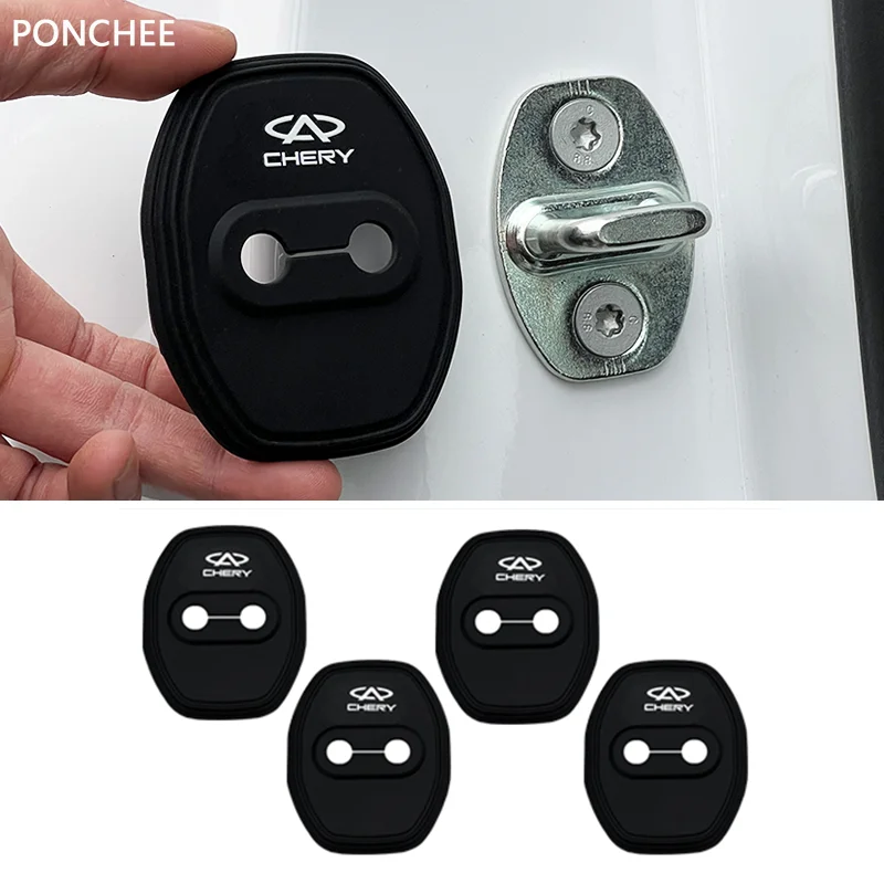 

Car Door Lock Cover for Chery Arrizo 8 Shock-absorbing and Dust-proof Protective Cover Automobile Modification Supplies