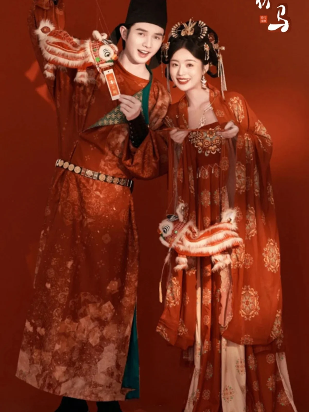 

Китайские традиционные костюмы Ханьфу для фотосессий: модные парные наряды, женские и мужские ретро-костюмы Тан, для студийных и свадебных фотосессий, этническая одежда