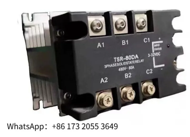 Three Phase Solid State Relay TSR-10DA 15DA 20DA 25DA 30DA 40DA 50A 60A Contactless Power Switch Module