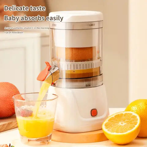 새로운 7.4V 휴대용 전기 Juicer USB 충전 오렌지 레몬 과일 블렌더 가정용 압착기 믹서 감귤류 Juicer 주스 기계