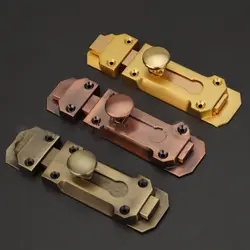 3/4/5 Inch Solid Zinc Alloy Security Dead Bolt,Antique Door Slide Latch Lock,Heavy Duty Gate Safety Sliding Bolt Latches puerta