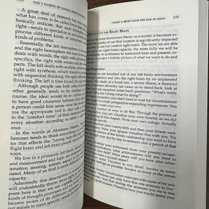 The 7 Habits of Highly Effective People by Stephen R. Covey, 25th Anniversary Edition Self-Help Book