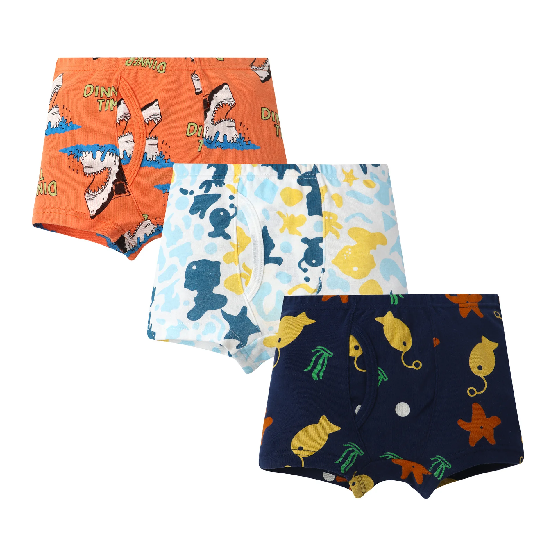 Sale New delivery High Quality Boys Boxer Shorts Panties Kids children dinosaur underwear 2-10years Old 3pcs/6piece students