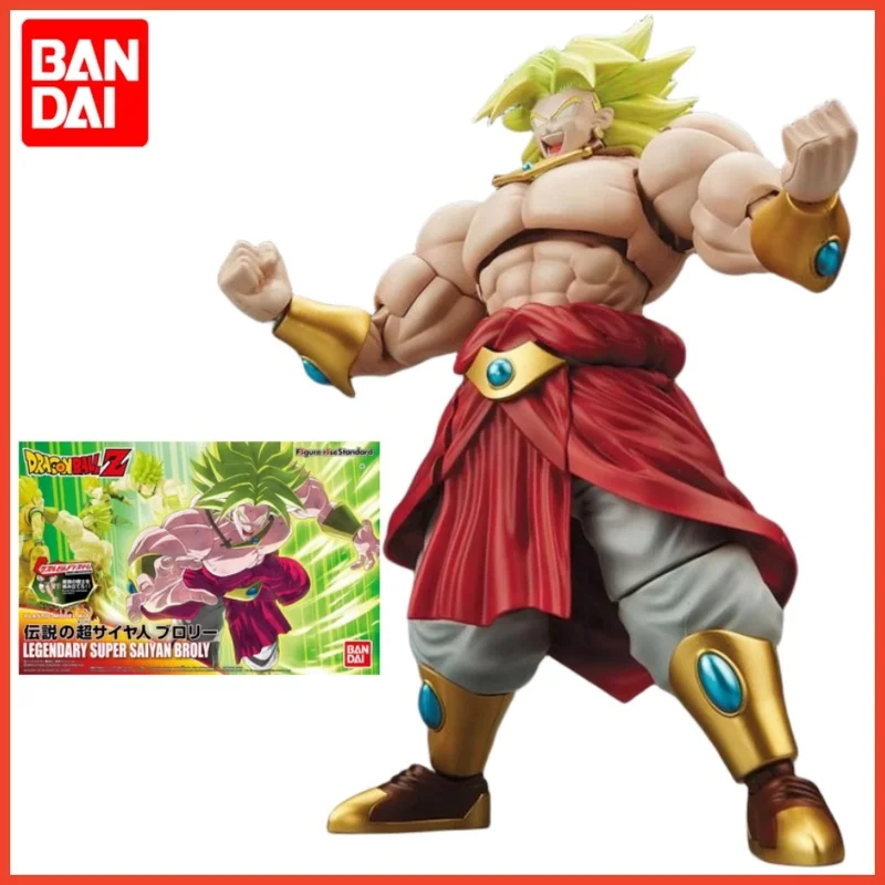 Bandai Original Anime Figure Rise Dragon Ball Super Saiyan God Broly Legend Theatrical Version Assembled Model Toy Birthday Gift