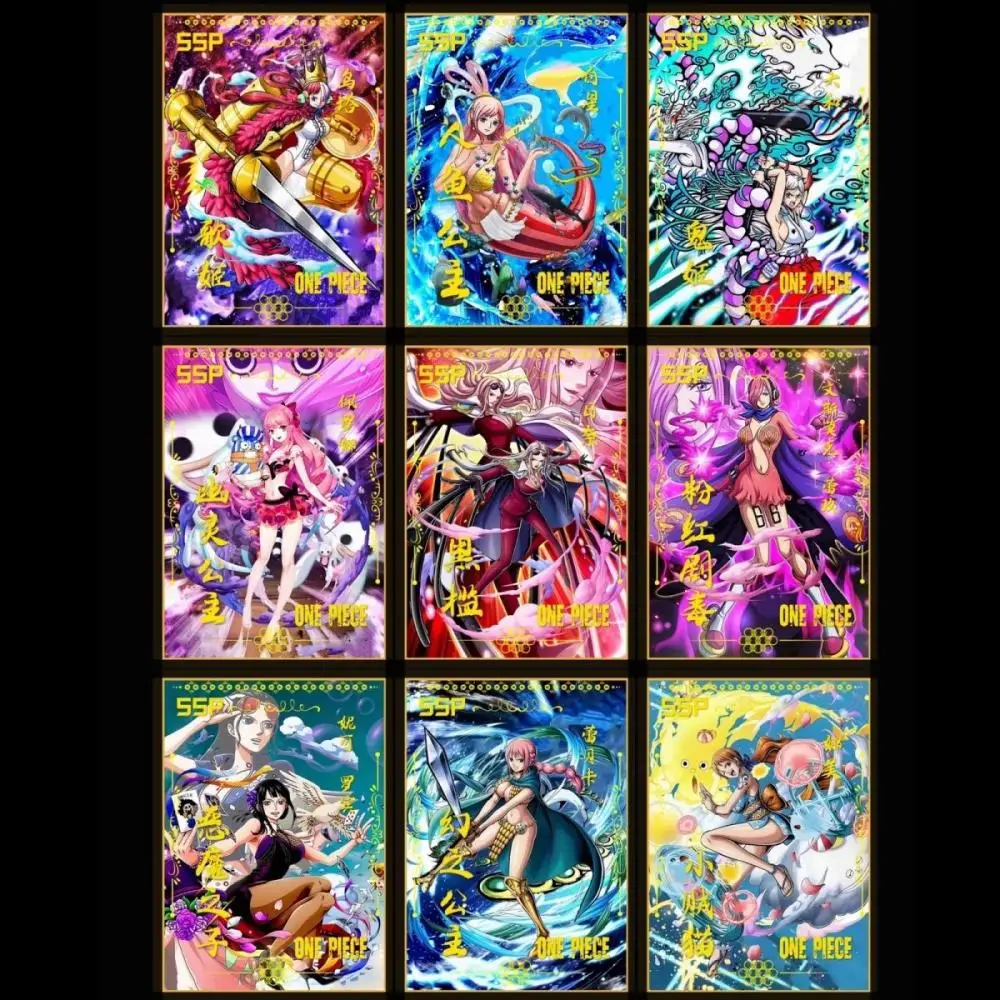 Anime ONE PIECE SSP series Edward Newgate Marshall D Teach Vinsmoke Reiju collection card Children\\\'s toys Board game card