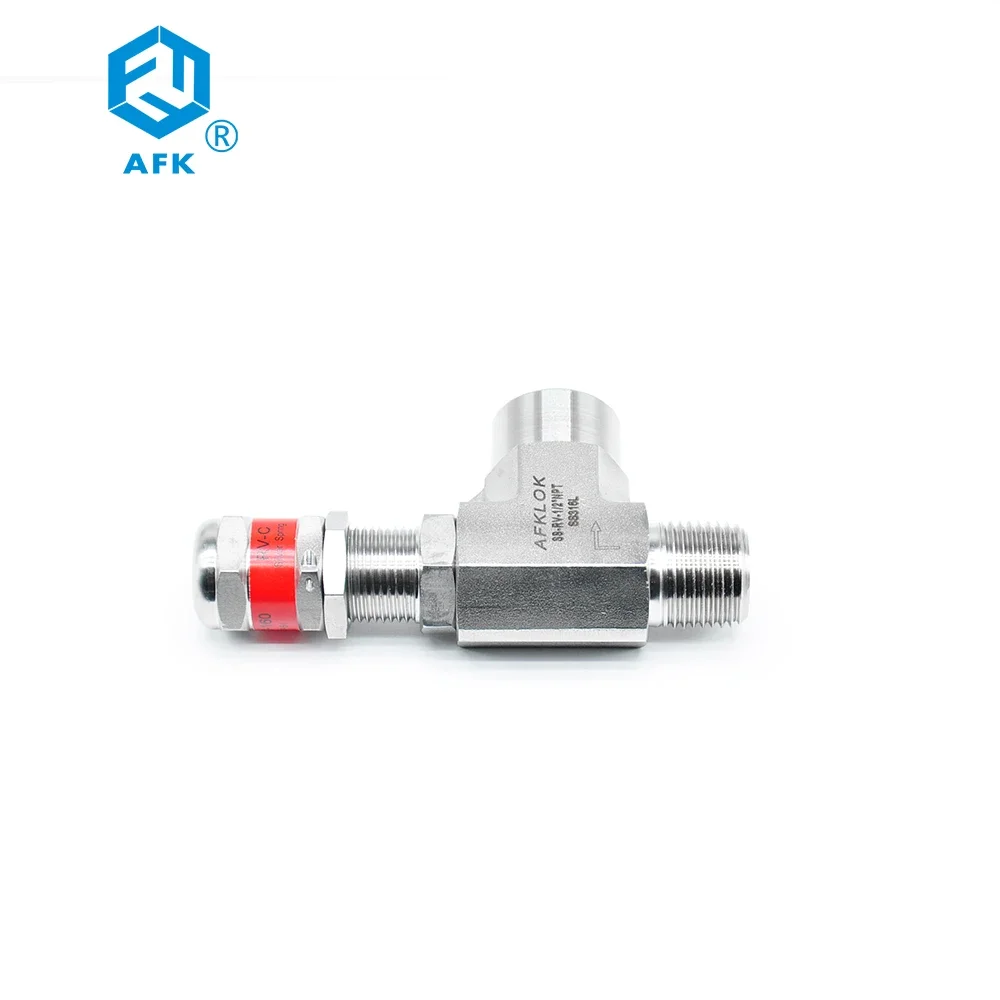 Safety Valve Stainless Steel 1/4inch 3/8inch 1/2inch Gas Safety Valve Pressure Relief Valve Industrial