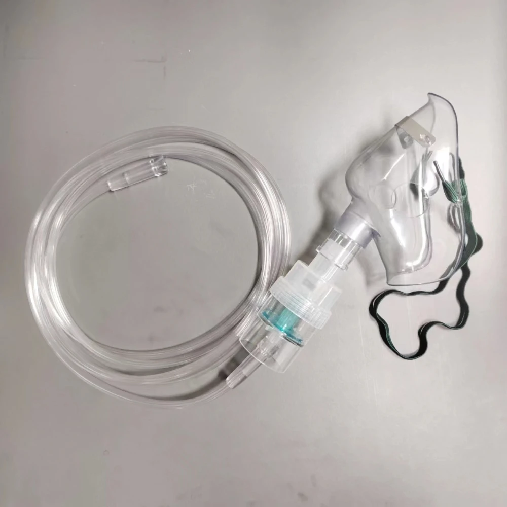 

Transparent Medical Disposable PVC Nebulizer Oxygen Mask With Tube Nebulized Inhalation Therapy Aerosol Mask