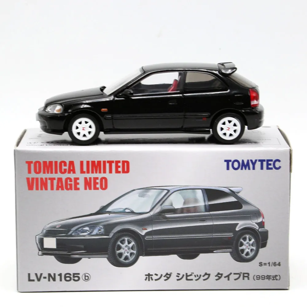 Tomytc Tomica TLV 1/64 LV-N165b CIVIC R Die-cast alloy car model collection display gift