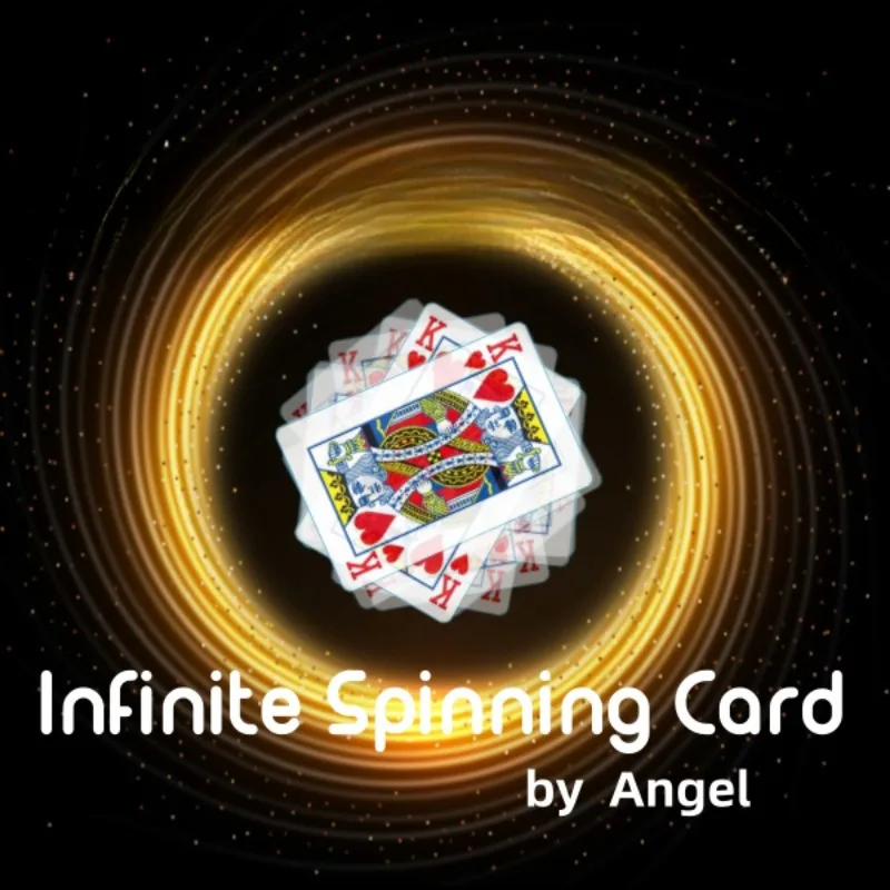 

Infinite Spinning Card by Angel Magic Tricks Spinning Poke Magia Accessories Close-up Stage Illusions Gimmicks Mentalism Props