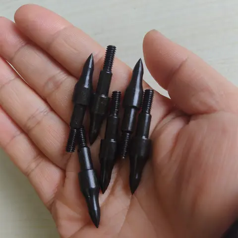 12/20Pcs 100grain Arrow Tips Field Points Arrow Head for ID 6.2mm OD 7.6mm Arrow Shaft Bow Archery Hunting Accessories