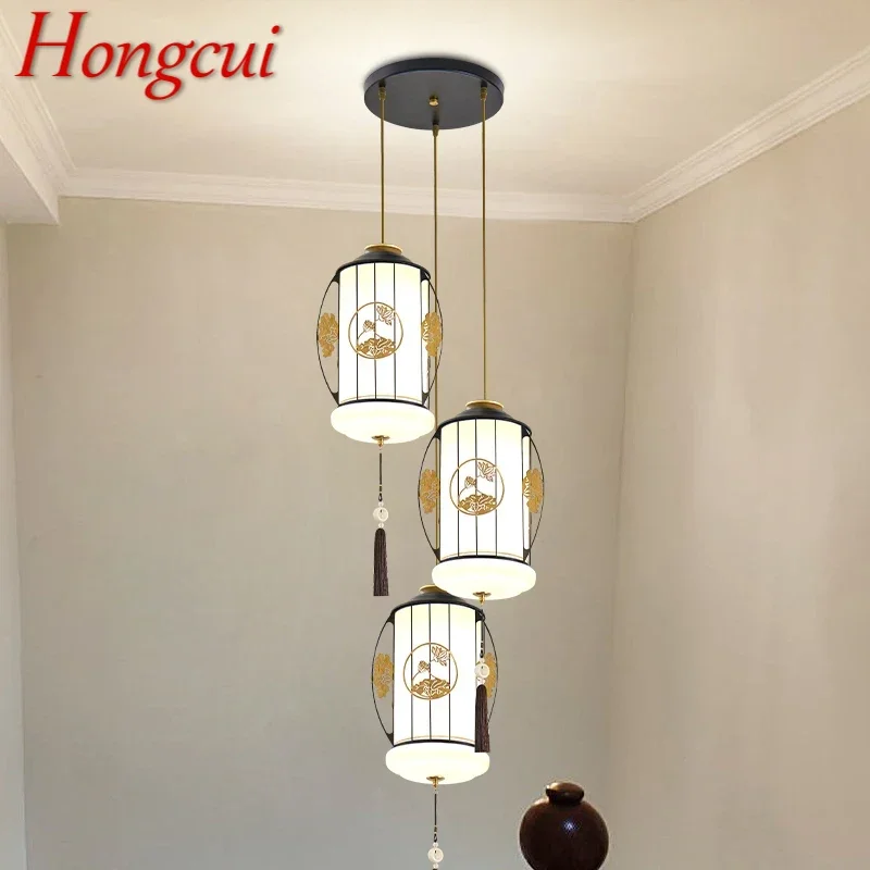 

Современная Подвесная лампа Hongcui, Современный художественный светильник для столовой, спальни, кабинета, бара, отеля, виллы, кафе, дома, коридора
