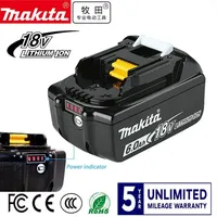 100% Original Makita 6Ah for Makita 18V Replacement Battery BL1840 BL1830B BL1850B BL1850 BL1860 BL1815 Lithium Battery