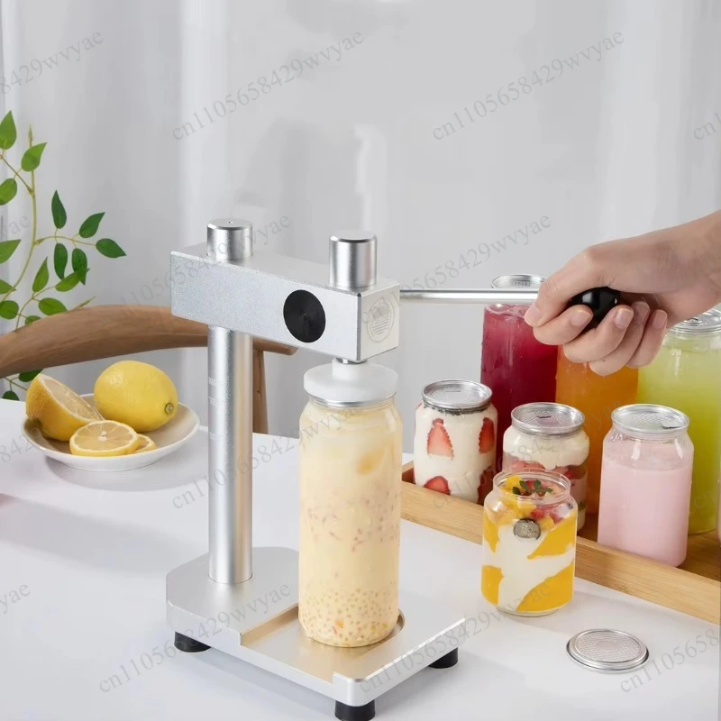 Commercial Manual Can Sealing Machine for Food Beverage Soda PET Disposable Cans