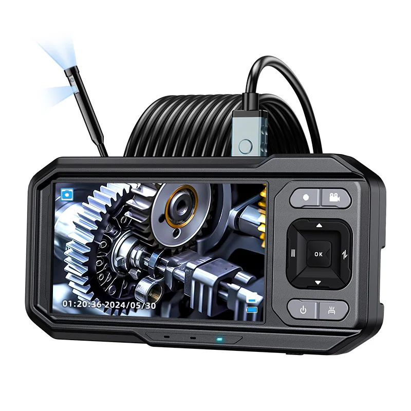 

Single and double head 4.5 inch industrial pipe endoscope high definition visual detector camera industrial electronic endoscope