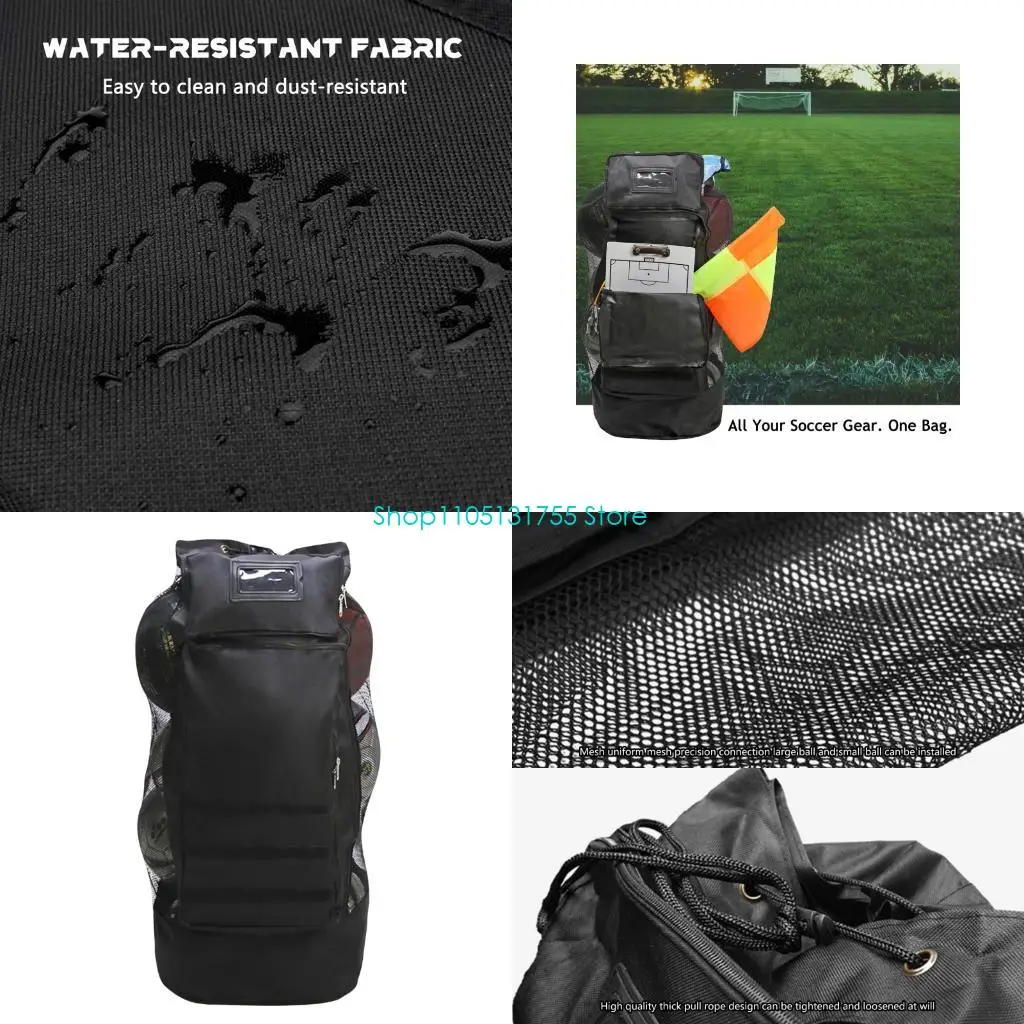 

K0EF Tear Resistant Oxford Cloth Sports Backpack Large Capacity Basketball Bag