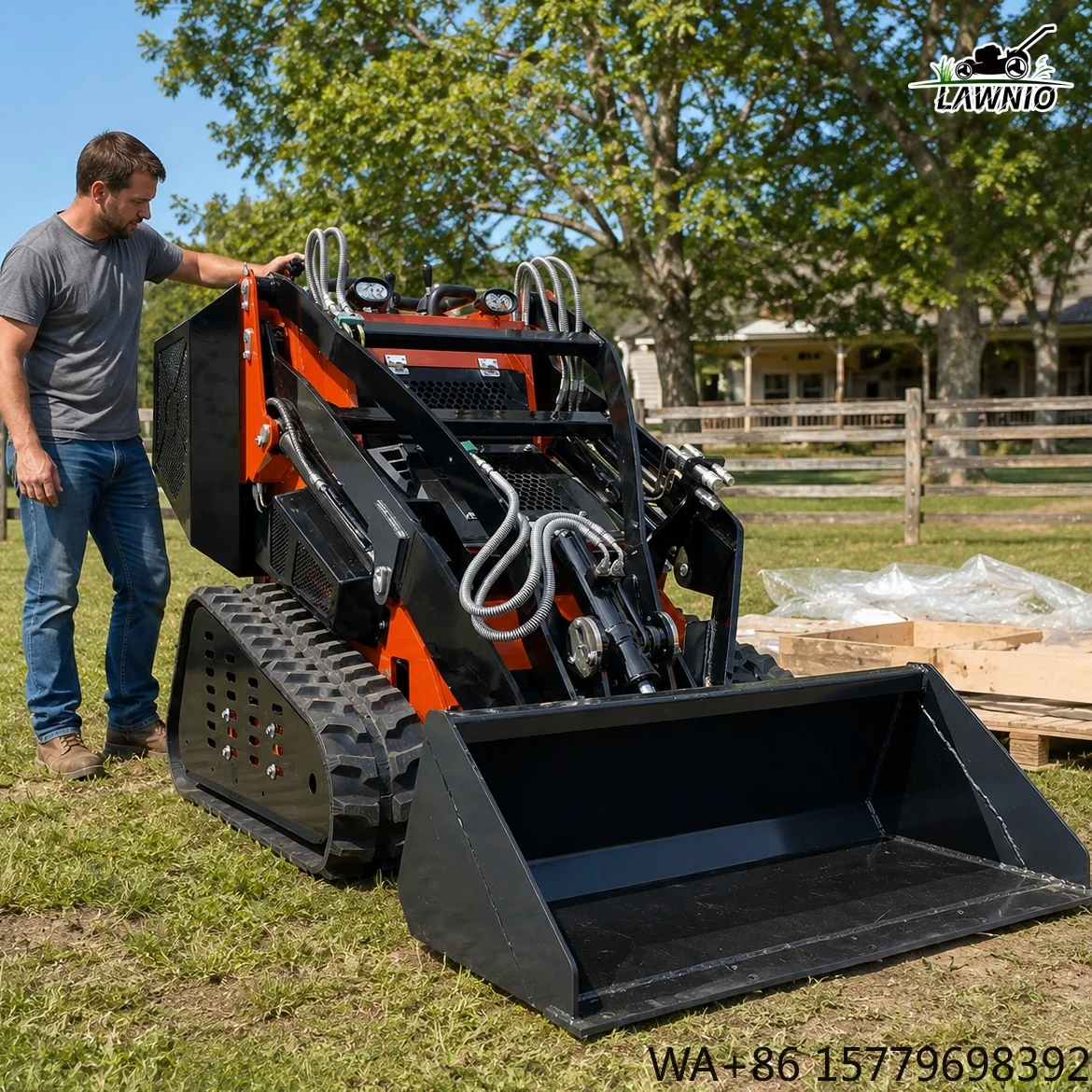 Seeking Long Term Partners Mini Loader  Optional Twin-Cylinder Engine Narrow Space Operation for Landscaping Skid Steer