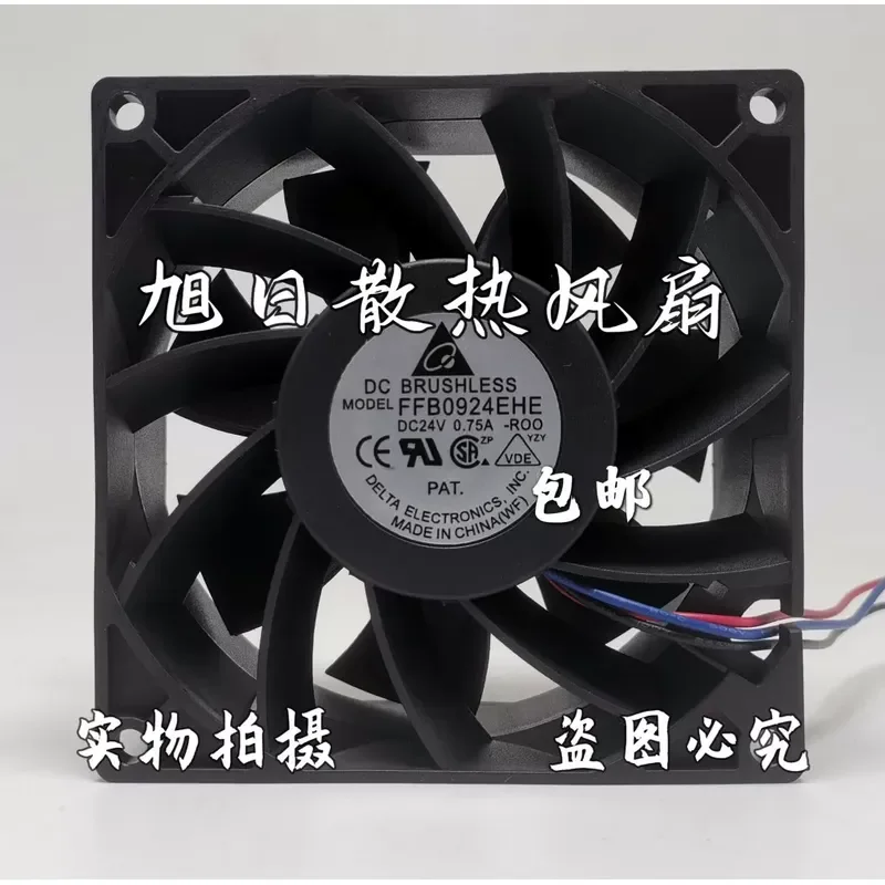 for Delta FFB0924EHE 24V 0.75A 9CM 9038 Cooling Fan for ABB Inverter Original Replacement Blower