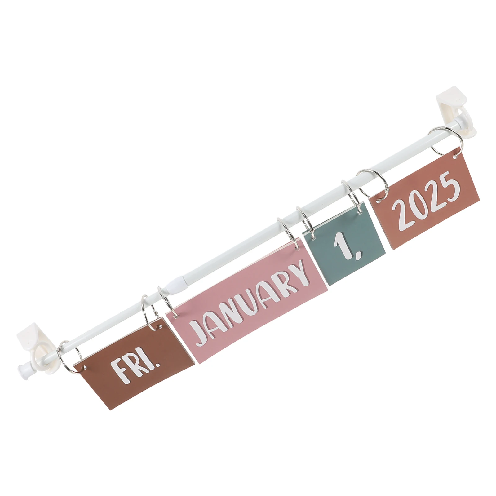 1세트 플립 게시판 2025~2029 컬러풀 보헤미안 교실 장식 몬테소리 캘린더 연간 벽 플래너 학업용 책상