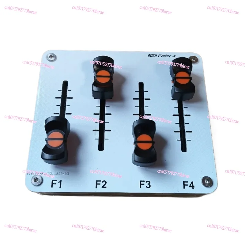 

4-channel MIDI Push Rod 42mm Fader Custom CC Information USB Interface Music Host Software Controller