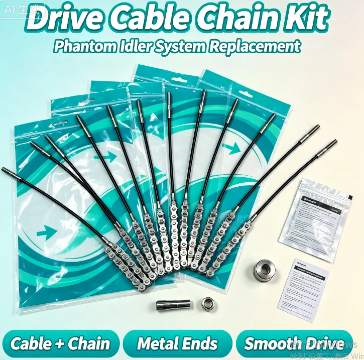 Multi‑Pack Phantom Drive Idler Cable Chain Assembly Spare Pull‑Wire for Pedal‑Driven Kayak System Water Sport Repair Accessories
