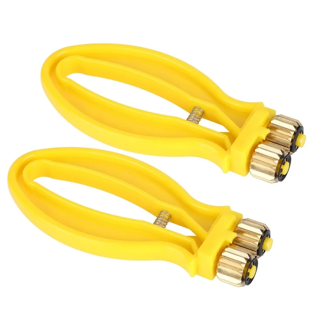 

2Pcs Heavy Duty Beehive Frame Wire Crimper Durable Plastic Wire Tensioner Metal Gear Yellow Beehive Frame Wire Tensioner