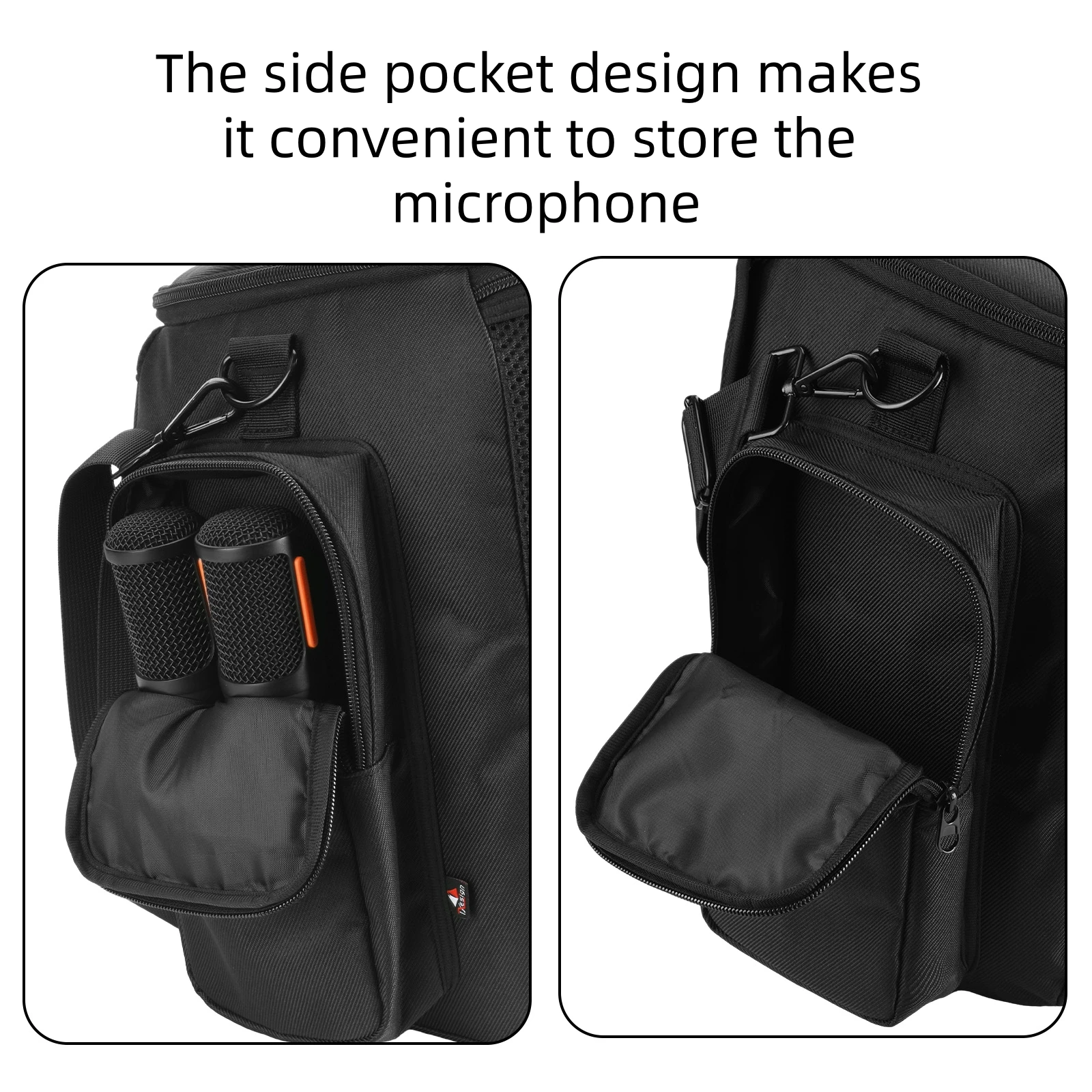 

For JBL Partybox Encore 2 Portable Speaker Dust Case with Mic Pocket Speaker Storage Bag