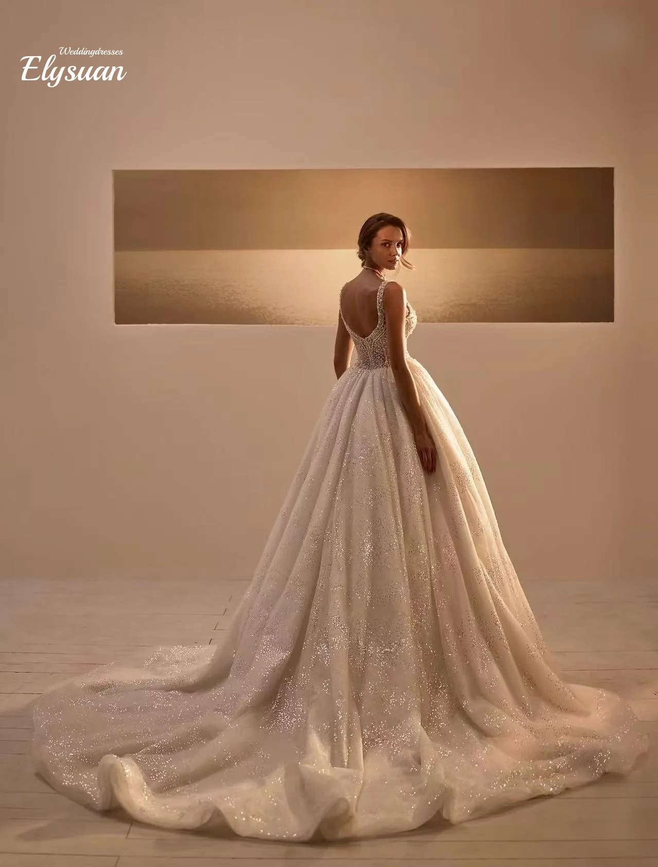 Angepasst Ballkleid Brautkleider Für Braut Spitze Hochzeiten Luxus Elegantes Perle Kleid Korsett Mariage Vestidos De Novia