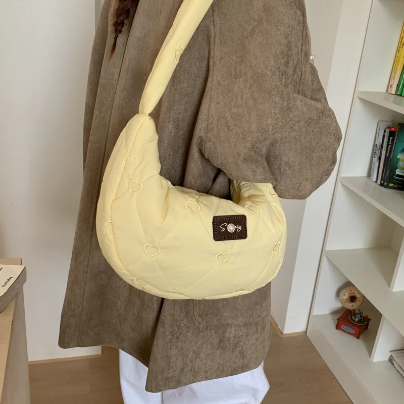 نسيج جديد بسيط حقائب المتشرد النساء الترفيه التسوق حقائب الكتف Crossbody خفيفة الوزن سعة كبيرة حقيبة ركاب عادية