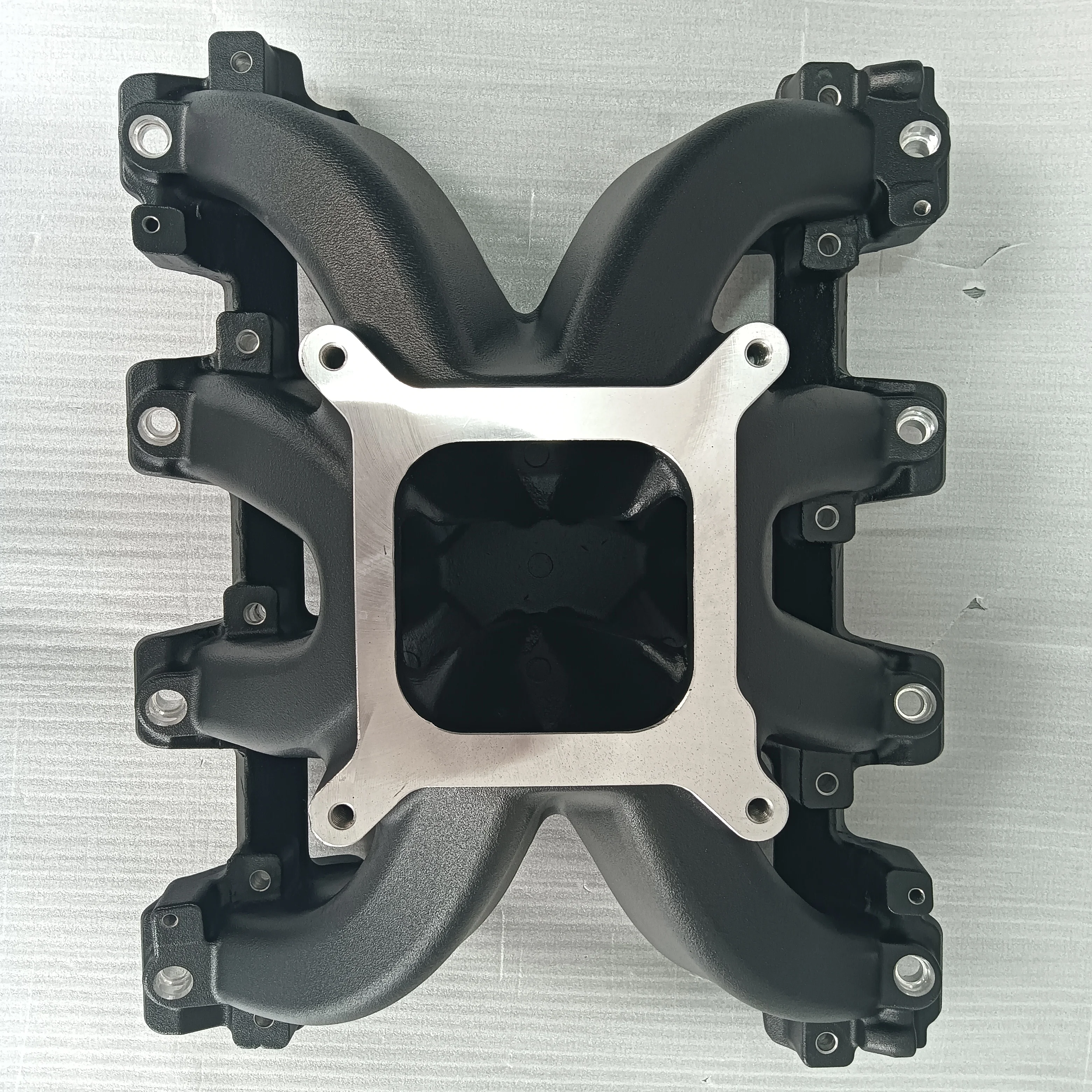 Black Aluminum  EFI Single Plane  Intake Manifold for Gen III LS1/LS2 with Fuel Rail Kits