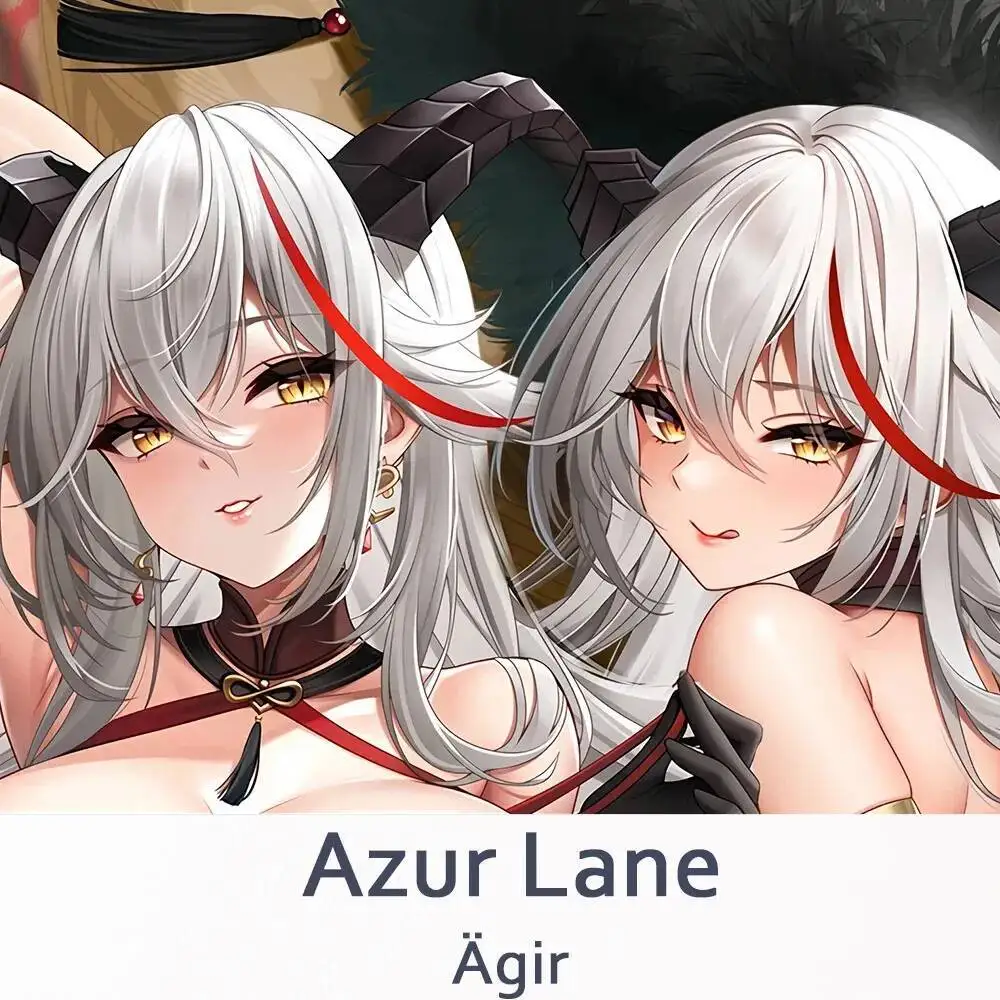 Spiel Azur Lane KMS Agir Dakimakura Scharnier Körper Fall Anime Lange Kissen Abdeckung Hause Bettwäsche Geschenke