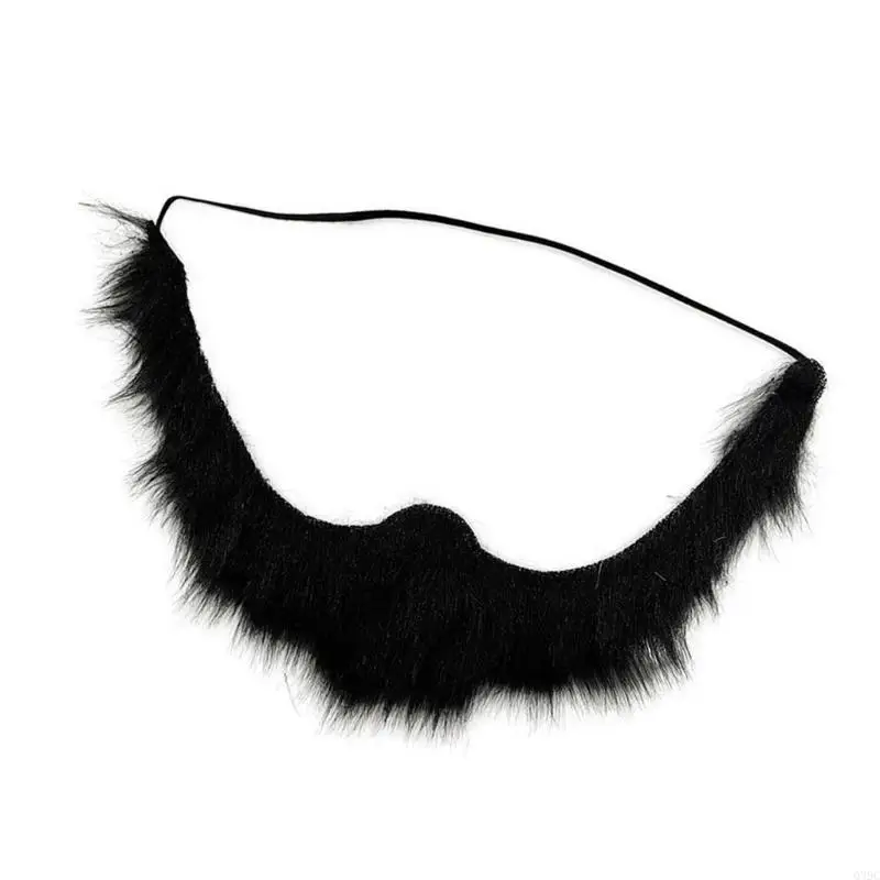 Q39C False Mustache False Beards Old Man Beard False Costume Whiskers Halloween Beard Artificial Beard Party Accessories