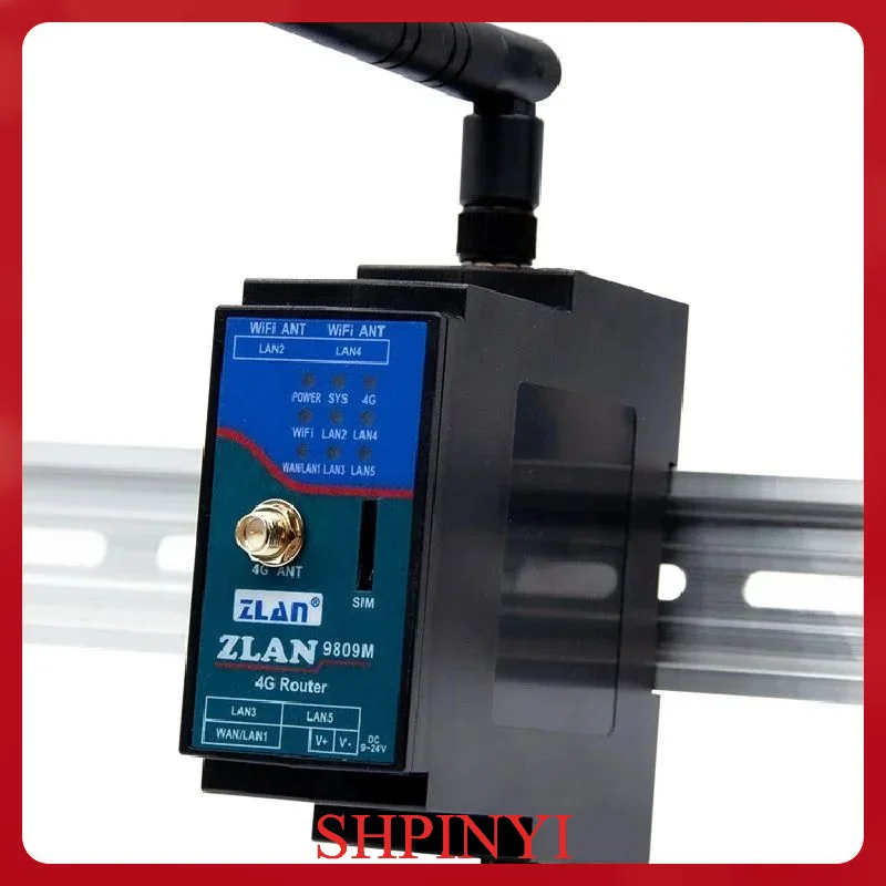 

Настоящий ZLAN9809M промышленный маршрутизатор 4g 4g lte модем Wi-Fi маршрутизатор с SIM-картой небольшого размера Din