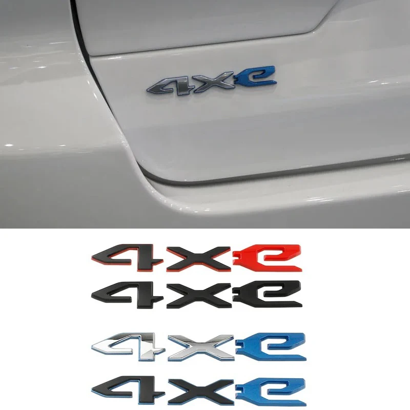 

Car 4xe Logo Side Fender Trunk Badge Emblem Decals Sticker For Jeep Wrangler Grand Cherokee Compass Renegade Styling Accessories