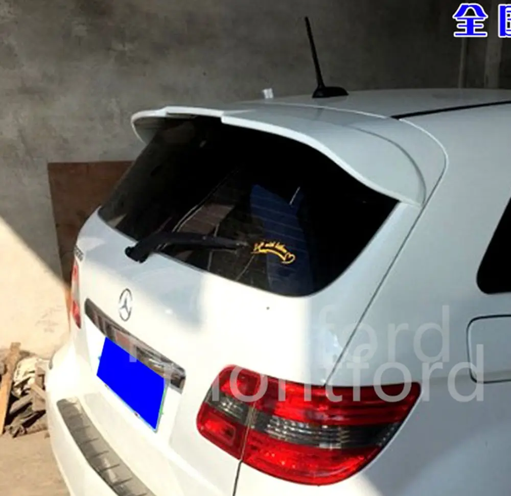 Dla Mercedes Benz b-class B200 2009 2010 2011 samochód tylny Spoiler szyby bagażnika ABS materiał podkład kolor dekoracja skrzydła samochodu