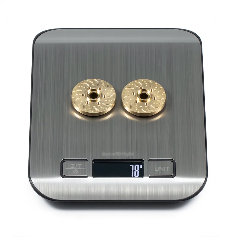 Rc Model Fittings 1/10 Simulatie Mountainbike 1.9/2.2 Inch Vp Hub 12mm Messing Contragewicht Adapter High-End Model Fittings