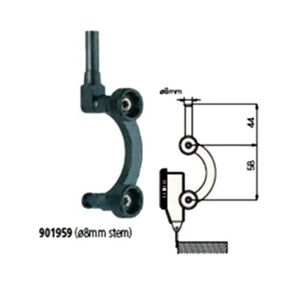 CNC Centering Holder For Dial Test Indicator 4mm&8mm Stem Hole Mitutoyo 901959 Mill Tool