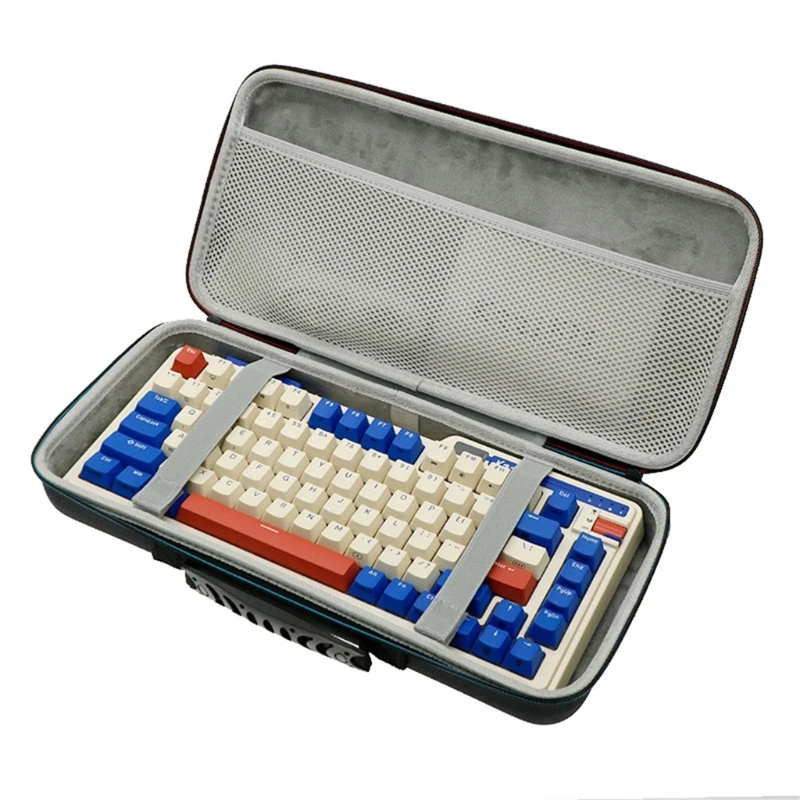 Keyboard Protective Case Cover for KZZI K75 RGB 75%Keyboard Super Hard EVA Material and Delicate Inner Lining Bags