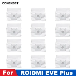 6-12Packs Disposable Replacement Vacuum Dust Bags For ROIDMI EVE Plus Robot Vacuums Cleaner SDJ01RM Accessories