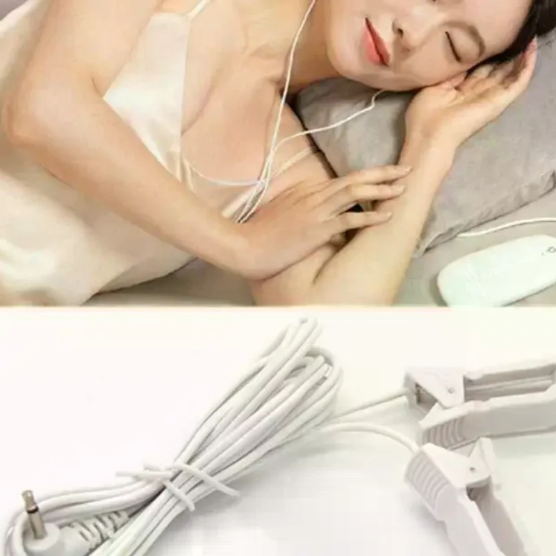 2.0/3.5mm Ear Clips Connection Cables Conductive Standard Pin Muscle Stimulator Digital Therapy Tens Unit Tool Machine