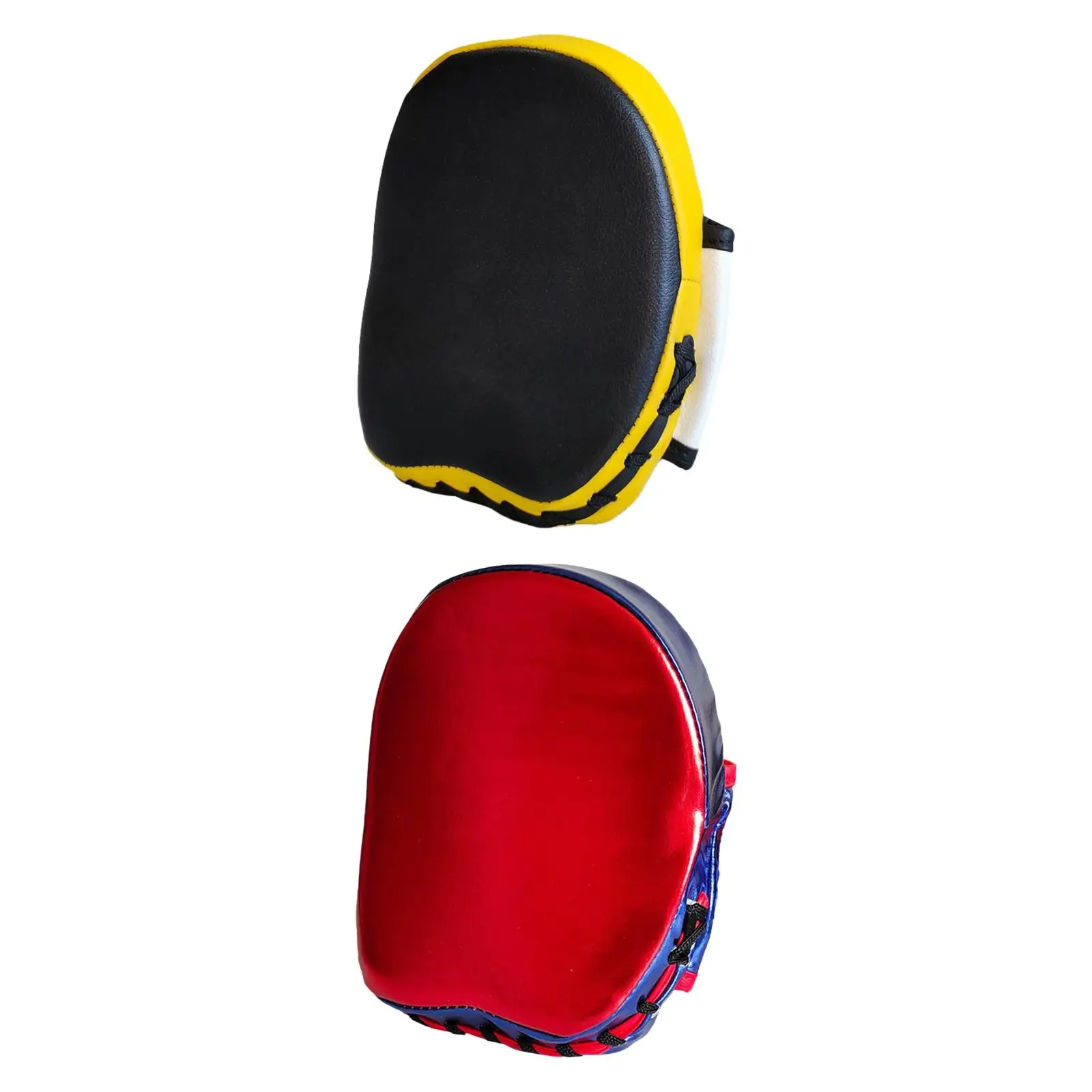 Curved Boxing Pad PU Leather Focus Mitt Workout Training Punch Bag for Training Strike Pad Punch Mitt for Muay Thai Karate