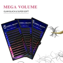 Bluebell Beauty C D Curl Lash Length 8-15mm Mixed In One Tray Eyelash Extension Individual Faux Mink soft False eyelashes