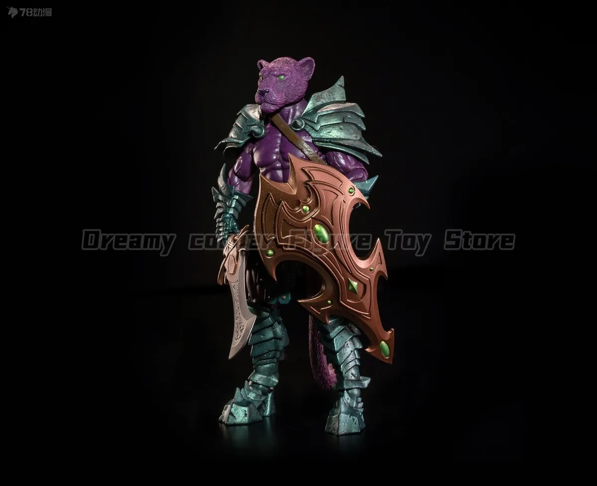 【ในสต็อก】ต้นฉบับสี่ Horsemen Studios Mythic Legions Purrplor 1/12 ตัวเลขการกระทําของเล่นคอลเลกชัน